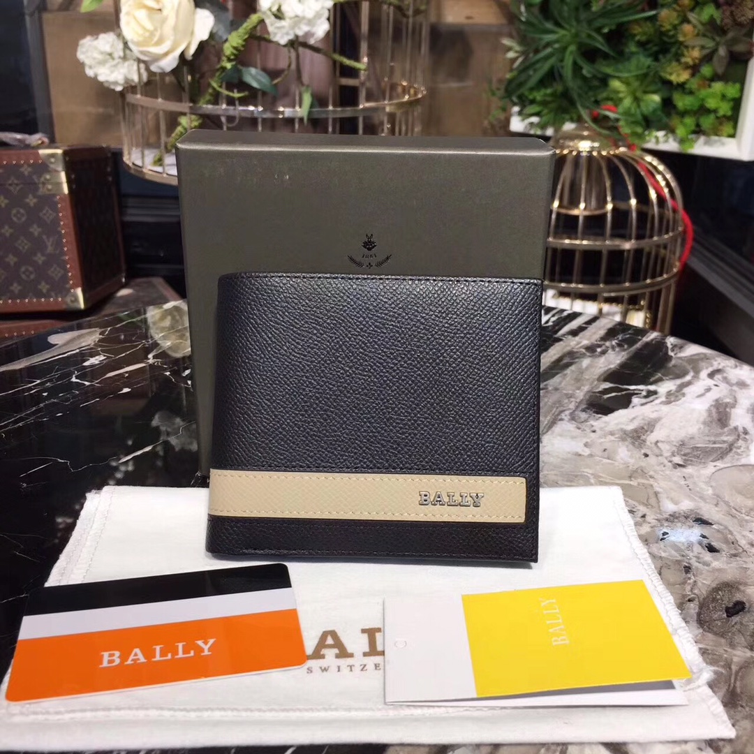 [Bally Wallets]The texture is impeccable All materials are carefully selected
