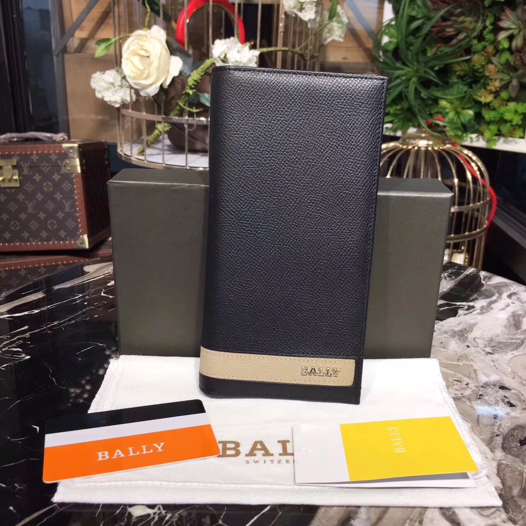 [Bally Wallets]The texture is impeccable All materials are carefully selected