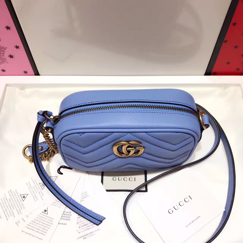 구찌 GG 마몬트 웨이브 미니 카메라백 138465 썸네일 이미지