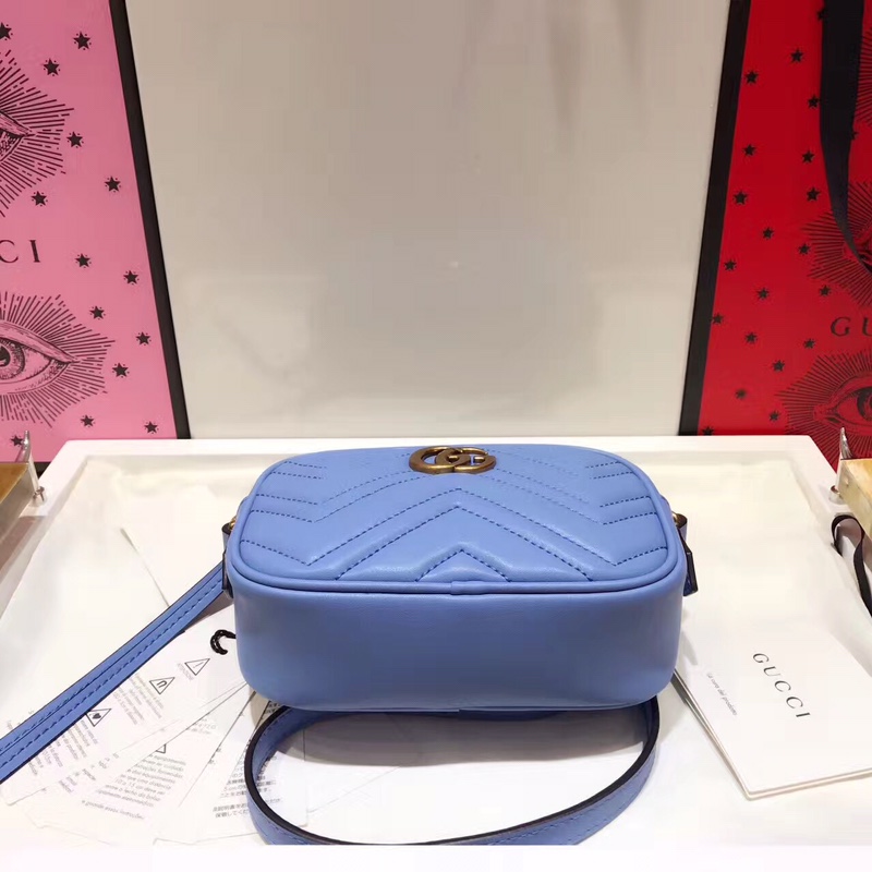 구찌 GG 마몬트 웨이브 미니 카메라백 138465 썸네일 이미지