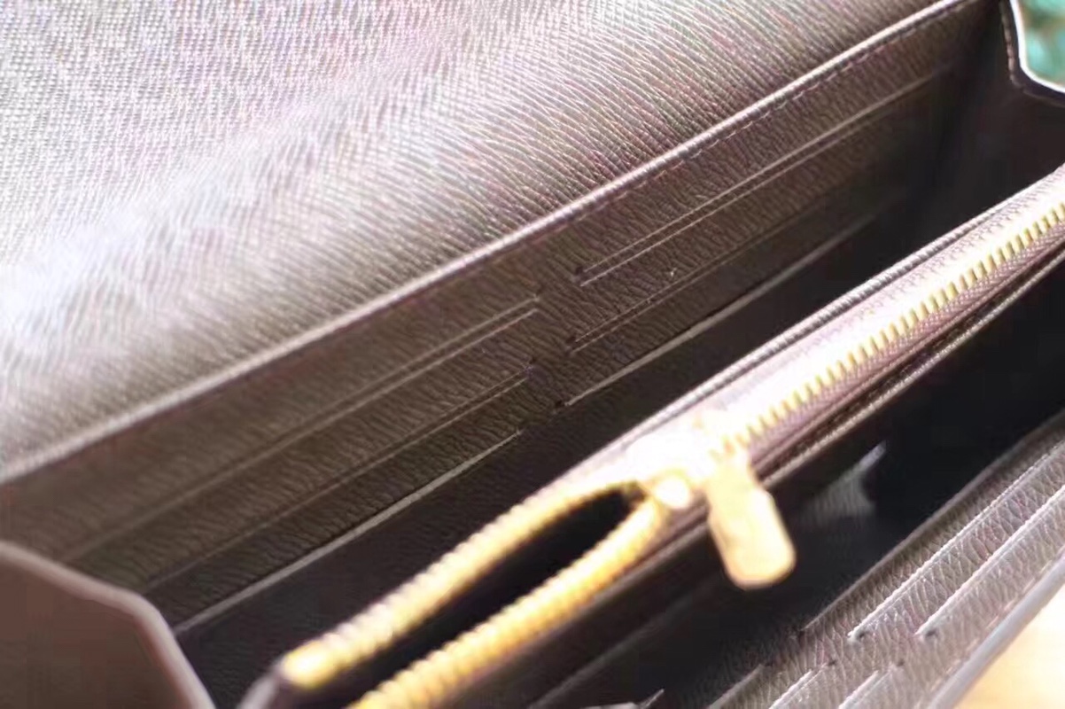 エレガントな牛皮製信封式財布