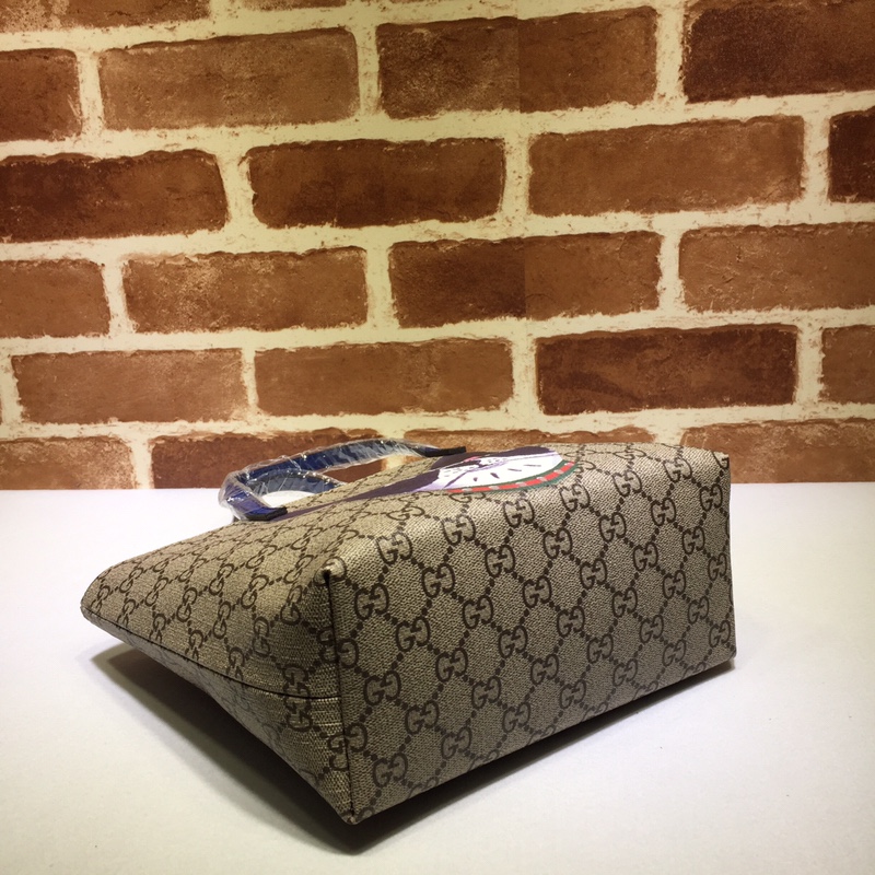 GUCCI古驰狗头图案印花购物袋410812