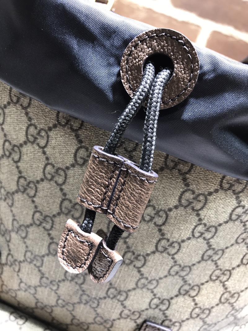 GUCCI古驰柔软高级人造帆布双肩背包473869