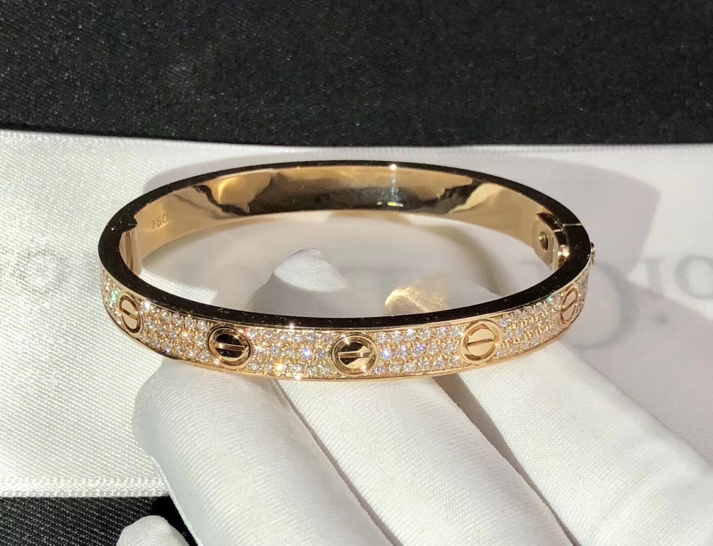 NO:104206,Cartier bracelet wide version full star bracelet seiko quality spot, cartier bracelet, cartier, bracelet19860909卡地亚手镯 宽版满天星手镯 精工品质 现货,卡地亚手镯,cartier,bracelet,Jewelry