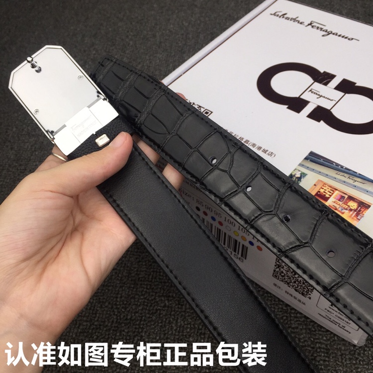 品牌菲拉格慕️鳄鱼纹型号原单！请认准