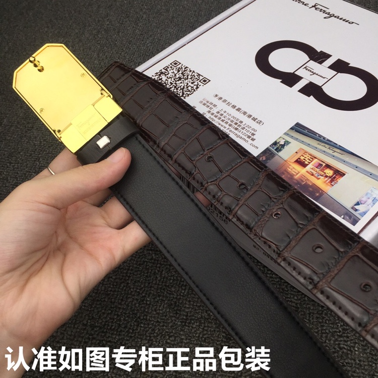 品牌菲拉格慕️鳄鱼纹型号原单！请认准