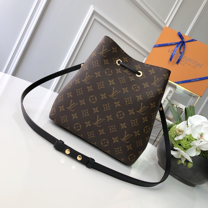 Louis Vuitton LV Neonoe 老花水桶包 M44020黑色