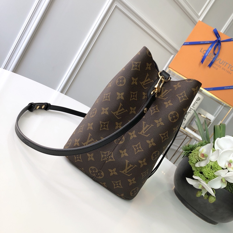 Louis Vuitton LV Neonoe 老花水桶包 M44020黑色