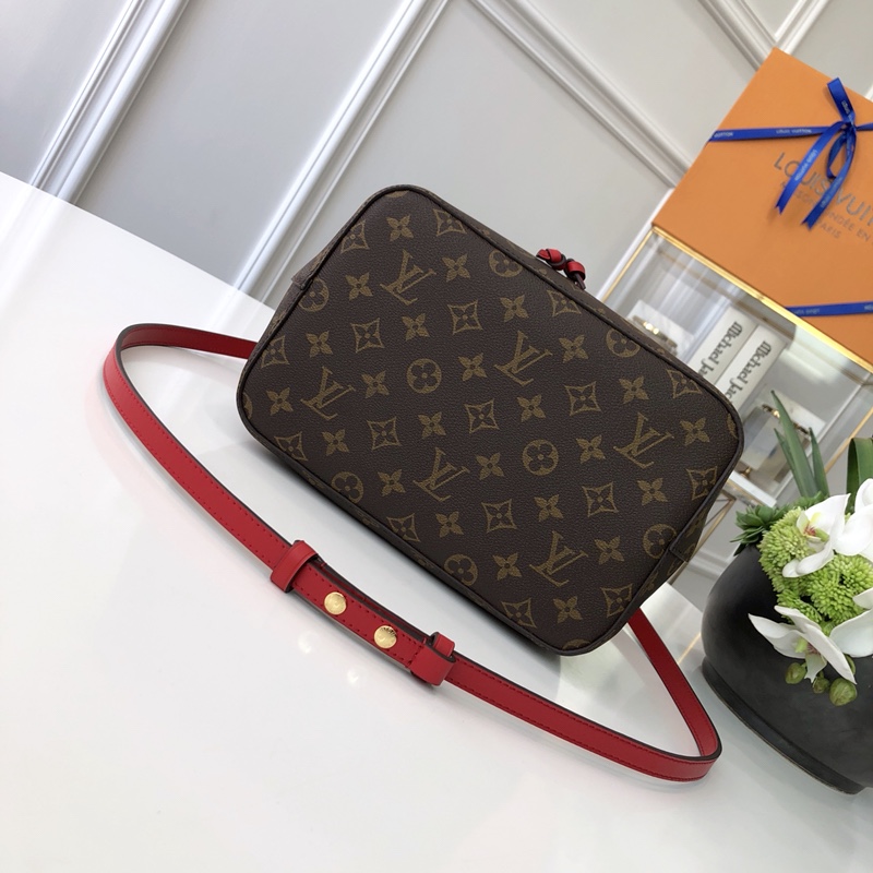 Louis Vuitton LV Neonoe 老花水桶包 M44021罂粟红
