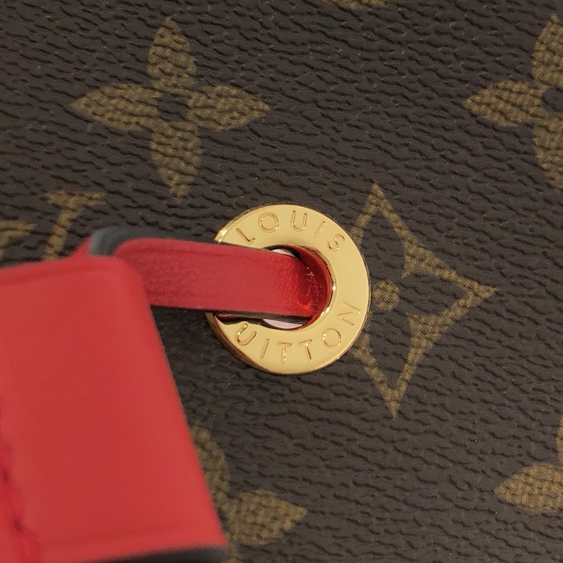 Louis Vuitton LV Neonoe 老花水桶包 M44021罂粟红