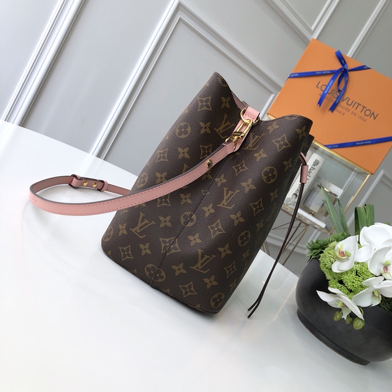 Louis Vuitton LV Neonoe 老花水桶包 M44022樱花粉