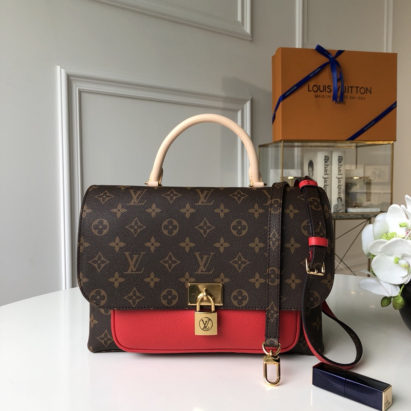 Louis Vuitton Messenger Bags Gold Monogram Canvas Cowhide Fashion M44286
