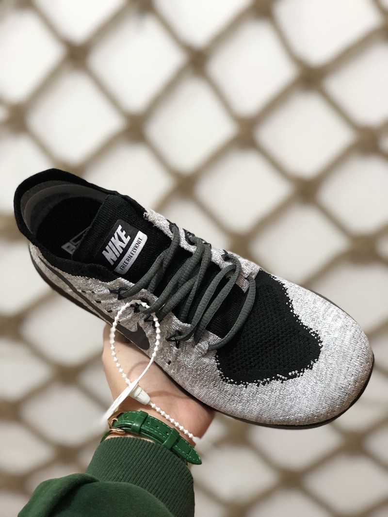 99原装正品  赤足飞线 NIKE FREE RN FLYKNIT 原标带钢印 中底注胶完美走线 随意出入专柜 随意过验 区别市面真标