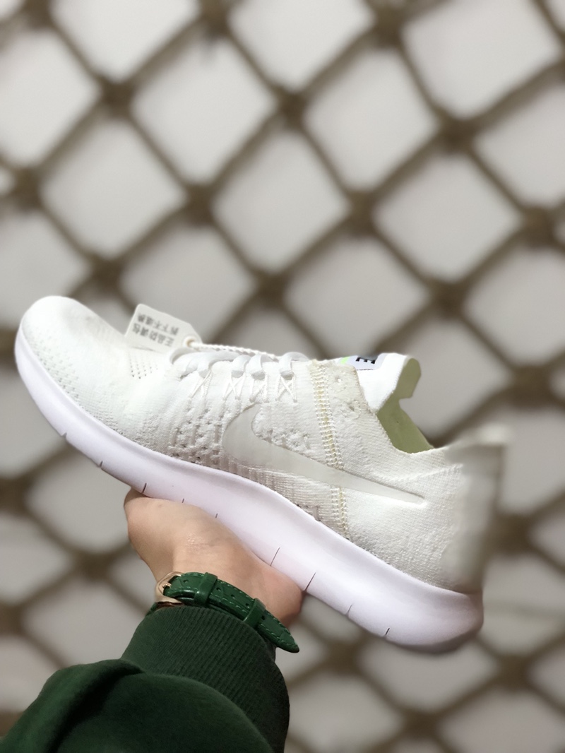 99原装正品  赤足飞线 NIKE FREE RN FLYKNIT 原标带钢印 中底注胶完美走线 随意出入专柜 随意过验 区别市面真标