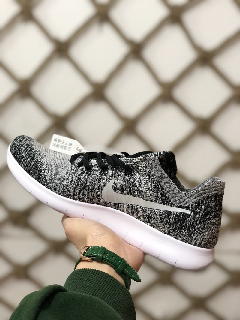 99原装正品  赤足飞线 NIKE FREE RN FLYKNIT 原标带钢印 中底注胶完美走线 随意出入专柜 随意过验 区别市面真标