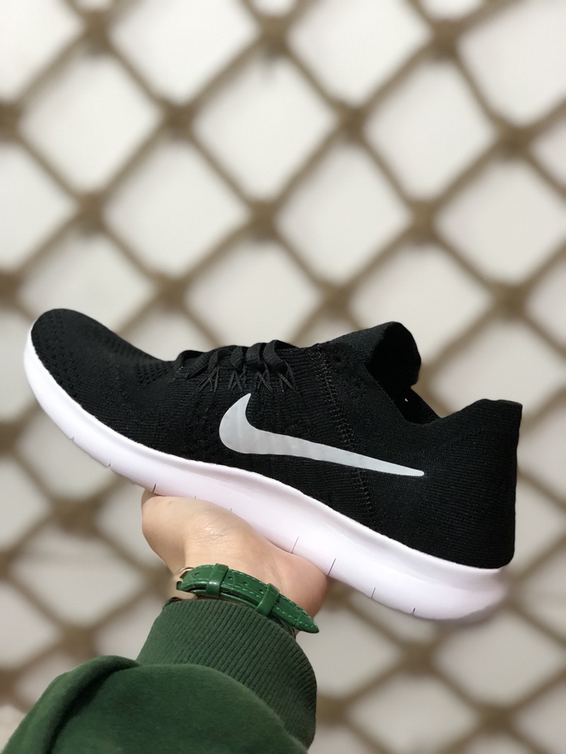 99原装正品  赤足飞线 NIKE FREE RN FLYKNIT 原标带钢印 中底注胶完美走线 随意出入专柜 随意过验 区别市面真标