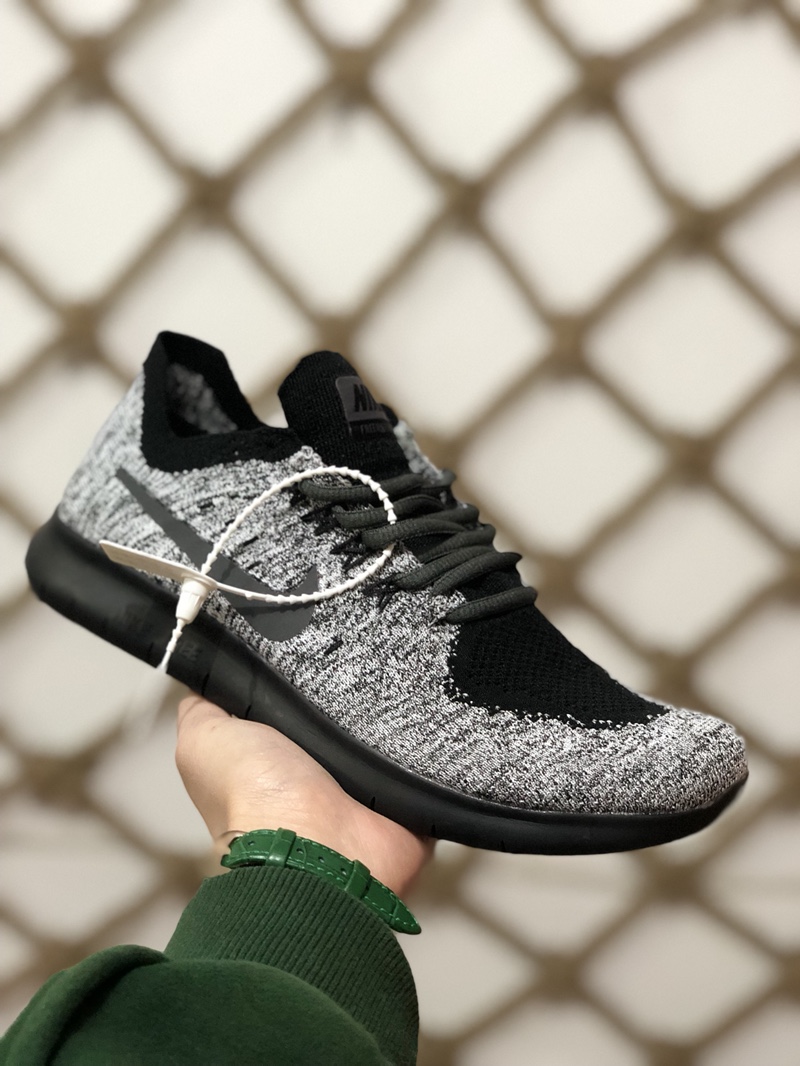 99原装正品  赤足飞线 NIKE FREE RN FLYKNIT 原标带钢印 中底注胶完美走线 随意出入专柜 随意过验 区别市面真标