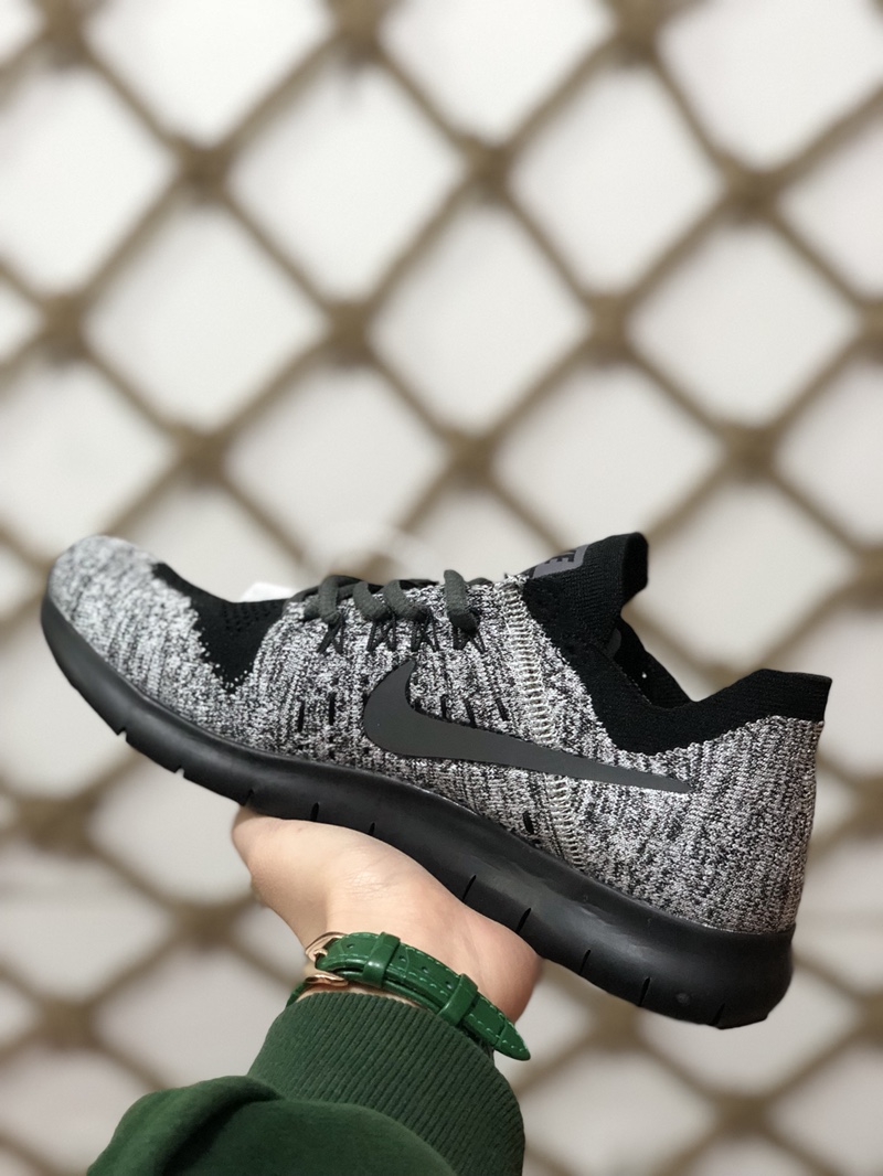 99原装正品  赤足飞线 NIKE FREE RN FLYKNIT 原标带钢印 中底注胶完美走线 随意出入专柜 随意过验 区别市面真标