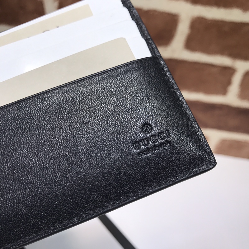 GUCCI古驰蜜蜂印花GG Supreme帆布钱包451268