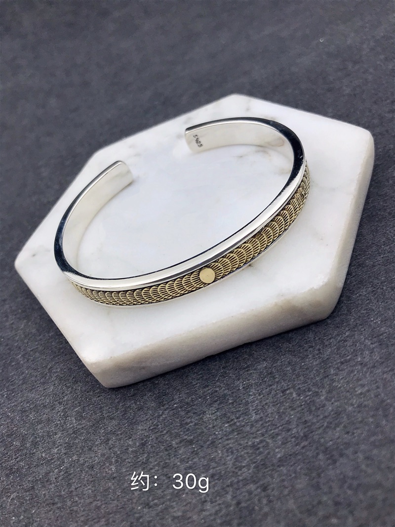 NO:101002,Goro Takahashi Goros sterling silver opening bracelet, Takahashi bracelet, bracelet, pure silver19860909高桥吾郎goros 纯银开口手镯,高桥手镯,bracelet,pure silver,Jewelry