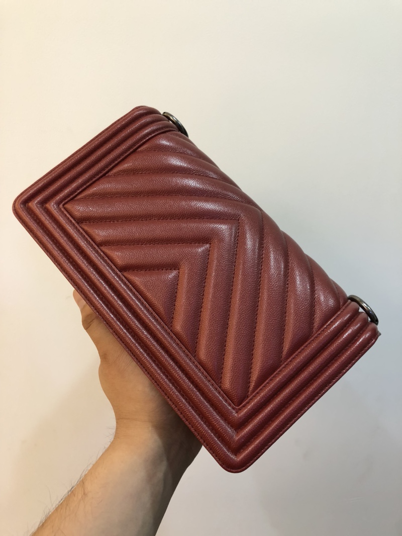 샤넬 빈티지 실버 버클 페털 카프 가방 상세 이미지 6