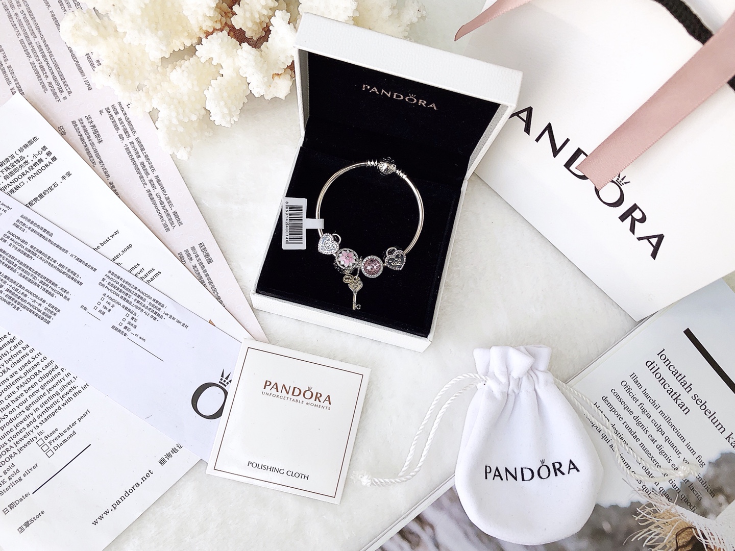 NO:103593,Pandora recommends, size 16-21cm, complete set of packaging for special counters, Pandora finished bracelet, bracelet19860909潘多拉推荐,尺寸16-21cm,配专柜全套包包装,潘多拉成品手镯,bracelet,Jewelry