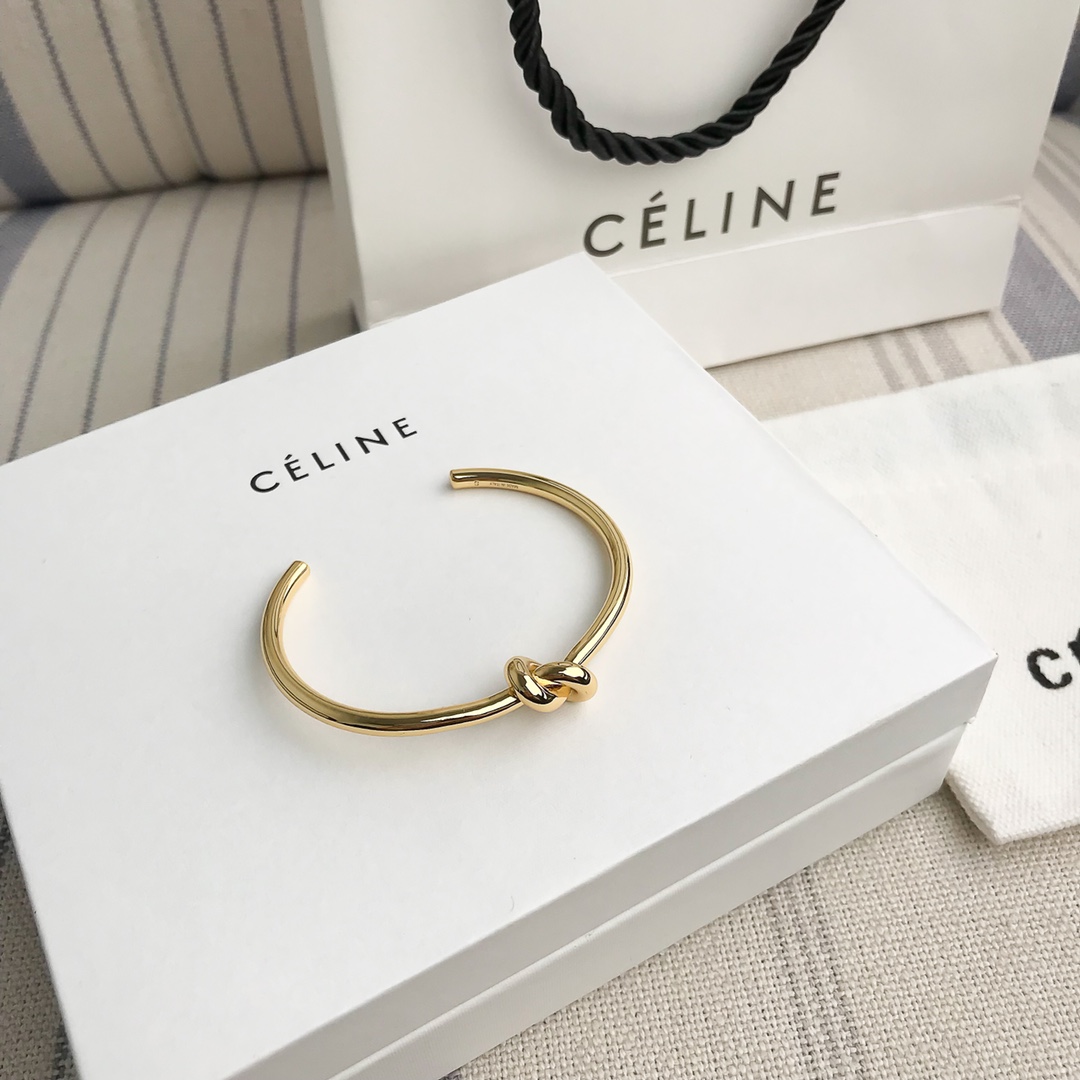 Celine Jewelry Bracelet Yellow Brass