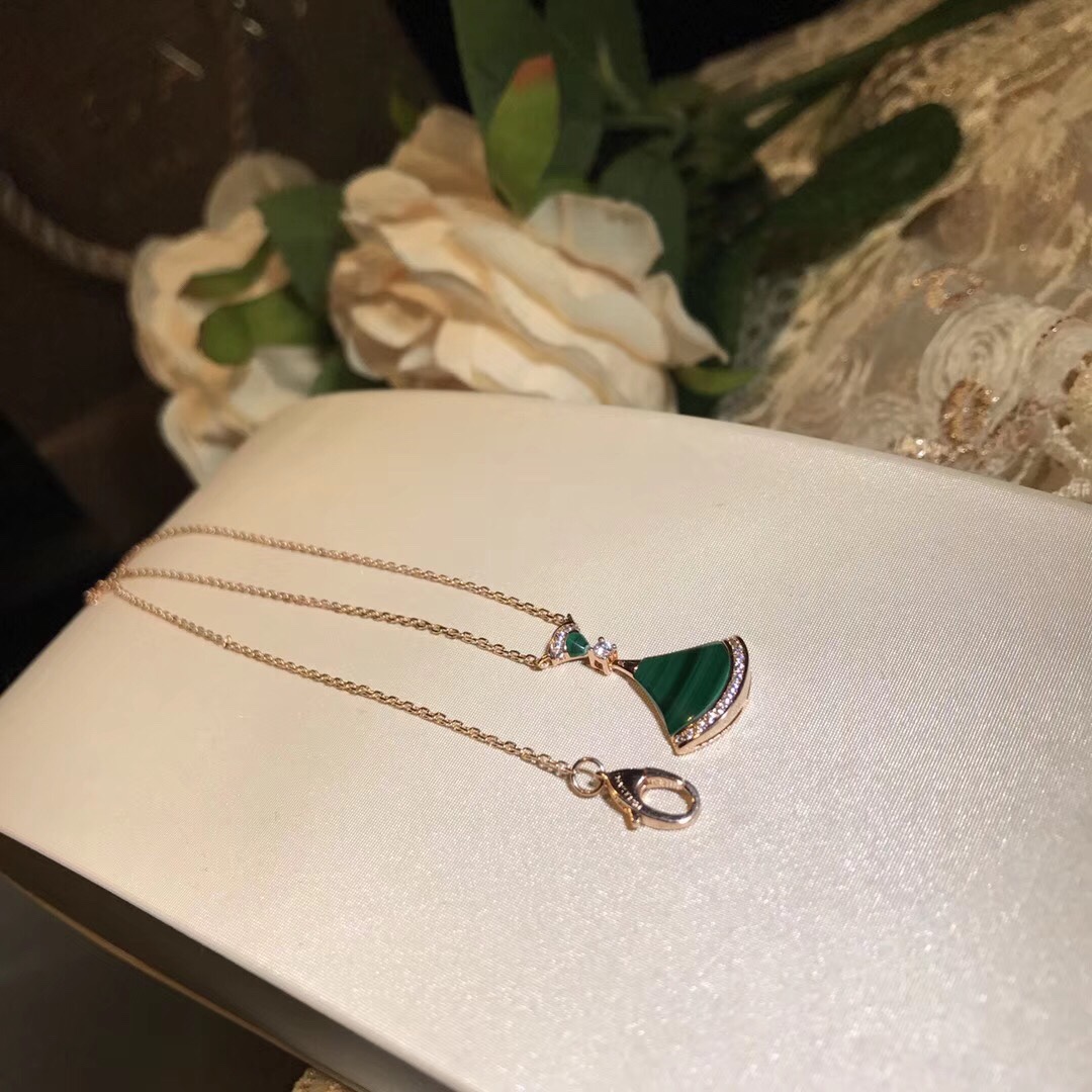 Bottega Veneta BV宝格丽围钻小裙子 925纯银材质 咪金电镀 高端版本 与18K色泽一致 只出玫瑰金色 0524310