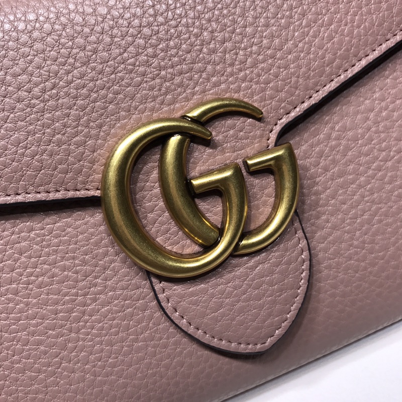 GUCCI古驰原版双G金属女士链条包401232