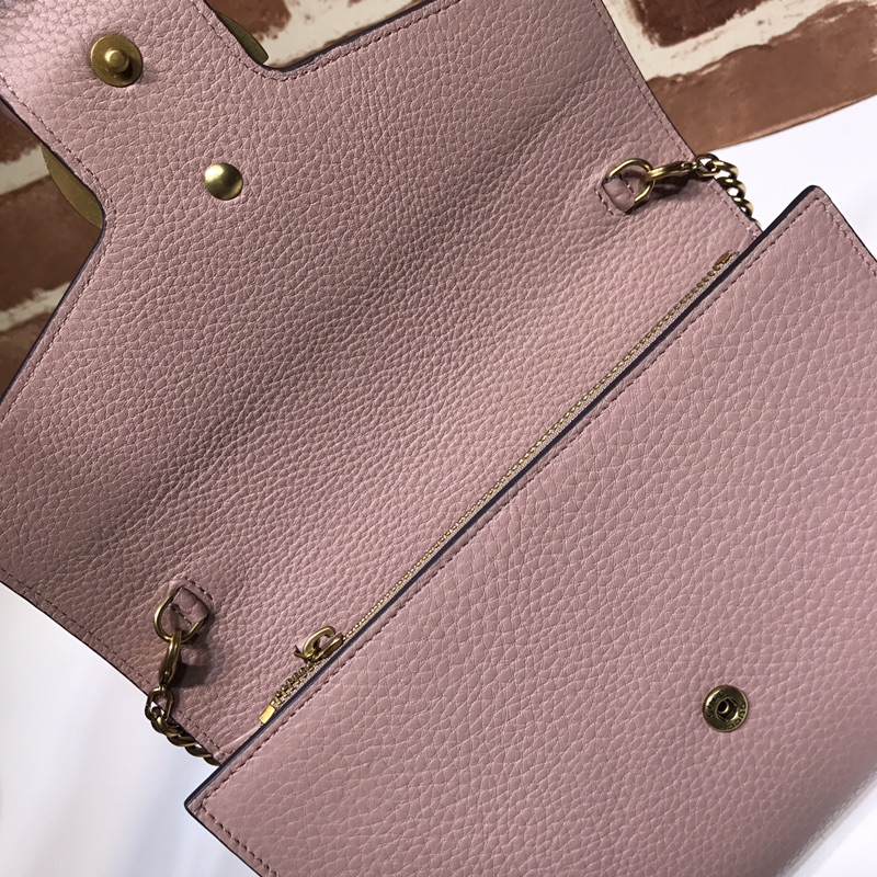 GUCCI古驰原版双G金属女士链条包401232