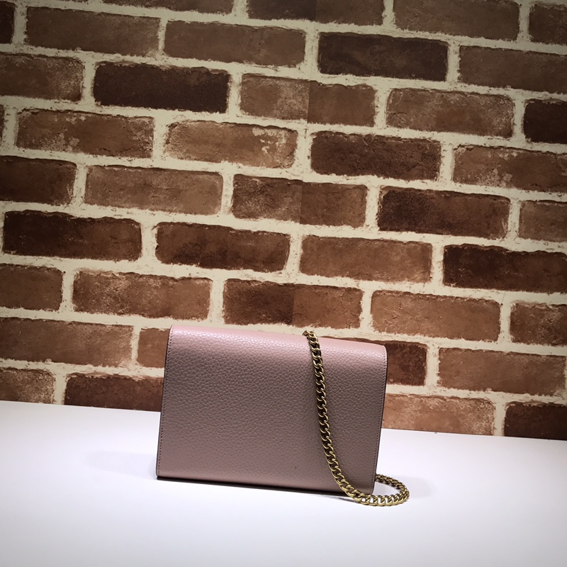 GUCCI古驰原版双G金属女士链条包401232