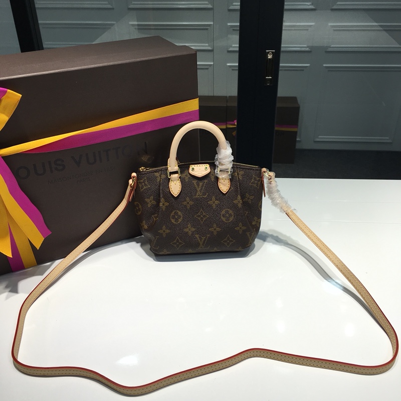 Louis Vuitton Bags Handbags Gold Monogram Canvas Cowhide Fabric Mini M61253