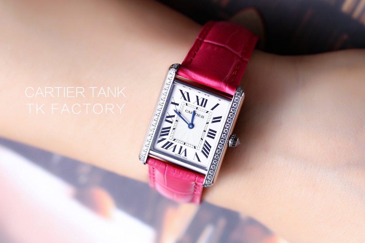 Cartier TK最新力作 卡地亚坦克最新款Tank Louis 系列 为纪念Tank 系列诞生一百周年而推出的最新表款