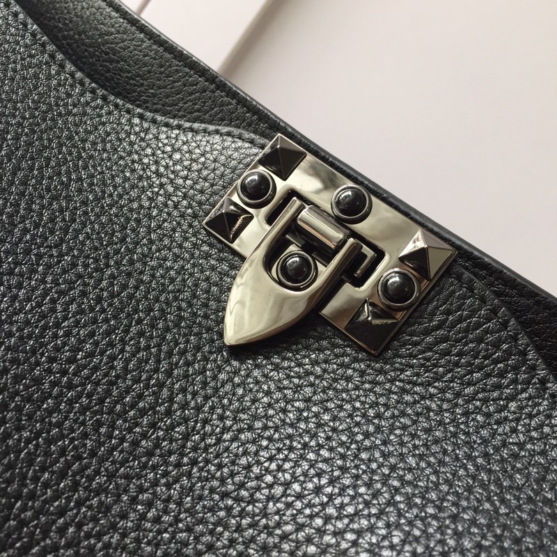 Valentino华伦天奴荔枝纹牛皮斜挎包50031L