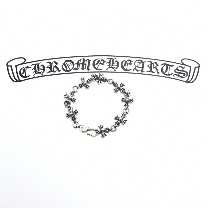 NO:113043,Chrome Hearts Croheart Cross Bracelet., jewelry boutique, chrome hearts, chrome hearts, bracelet19860909Chrome Hearts 克罗心十字花手链.,饰品精品,chrome hearts,chrome hearts,bracelet,Jewelry