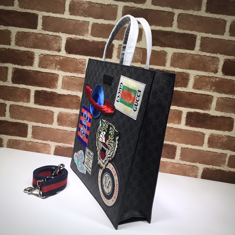 GUCCI古驰柔软高级人造帆布托特包495559