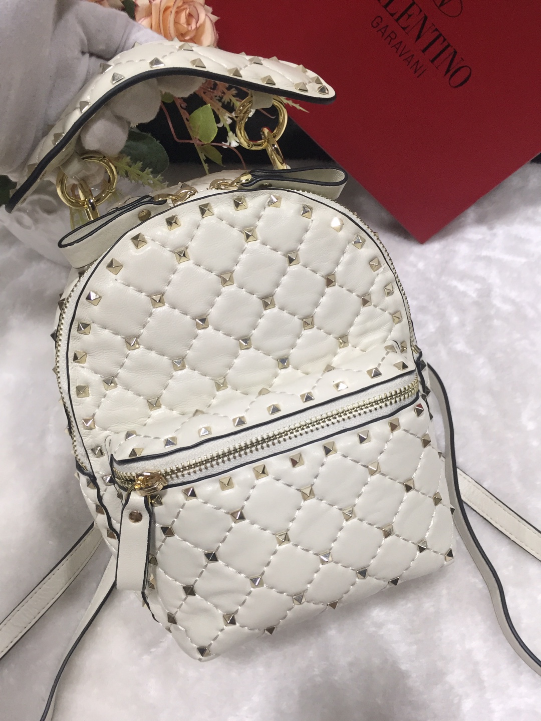 Valentino Bags Backpack Sheepskin Mini