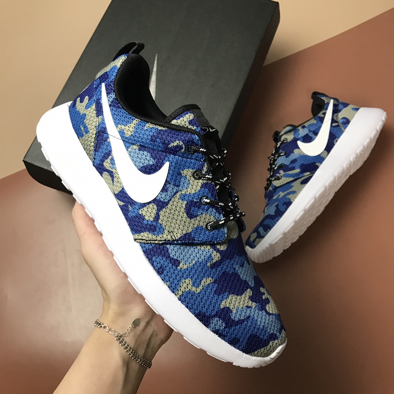 65【新款首发】 NIKE Rusher Run 伦敦奥运迷彩跑鞋 蓝迷彩943711-886