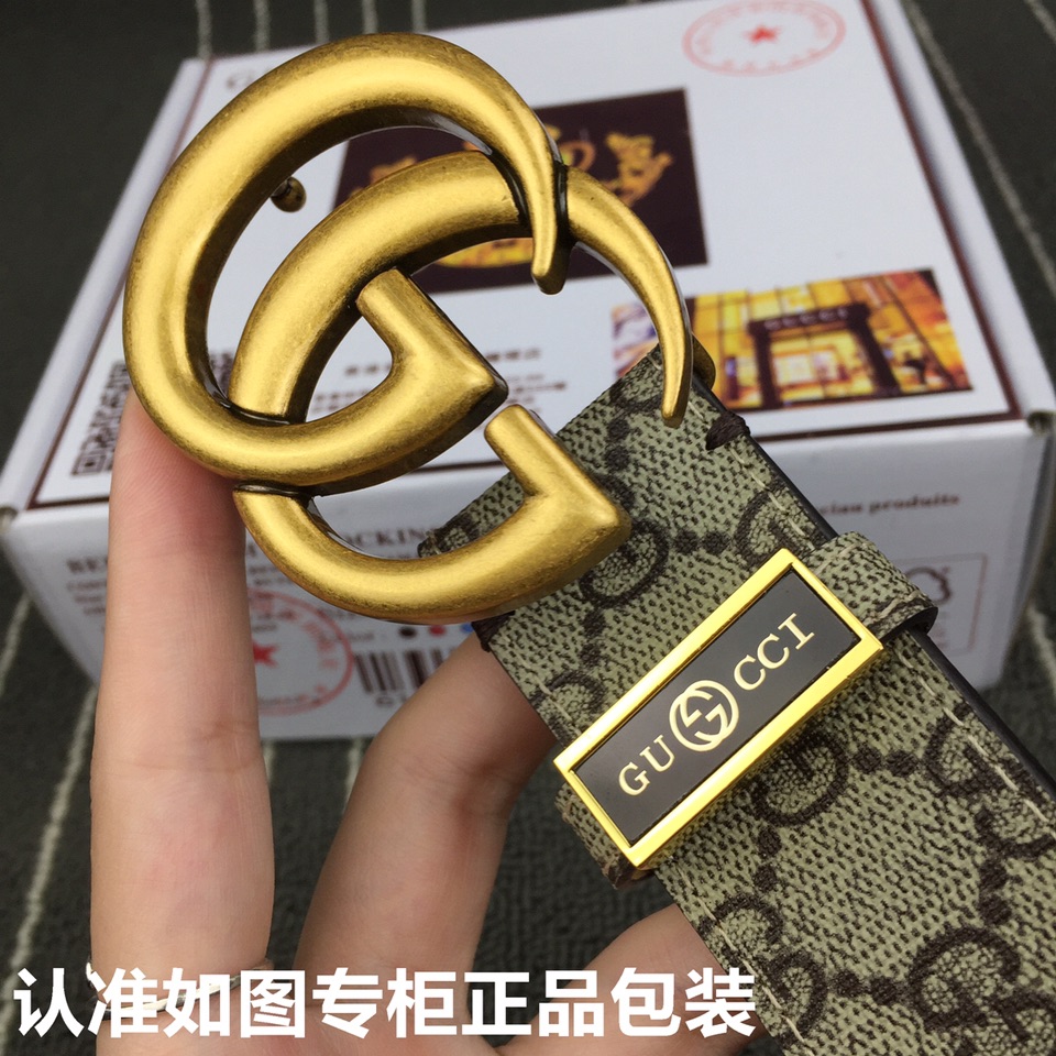 古奇.GUCCI 西裤牛仔裤任意搭配 永不掉色 背面logo清晰可见