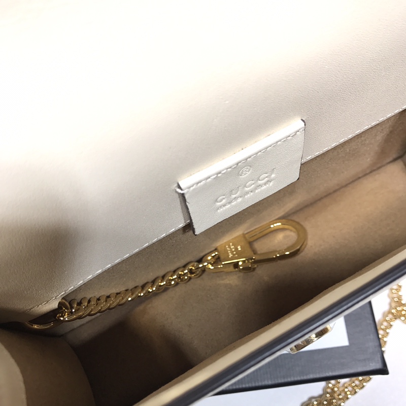 GUCCI古驰Sylvie系列皮革超迷你手袋494646