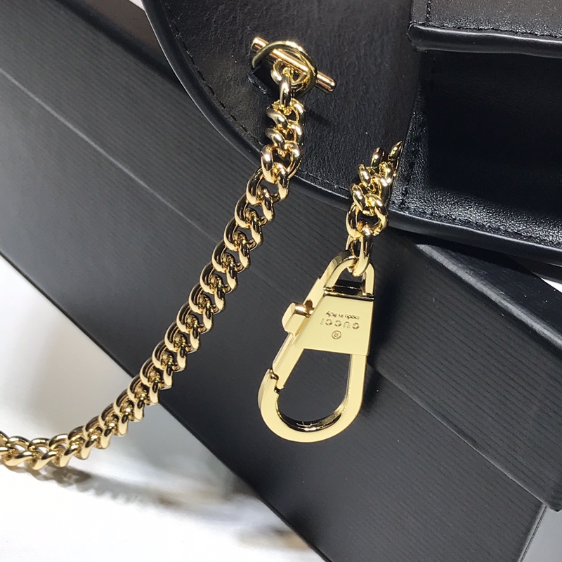 GUCCI古驰Sylvie系列皮革超迷你手袋494646