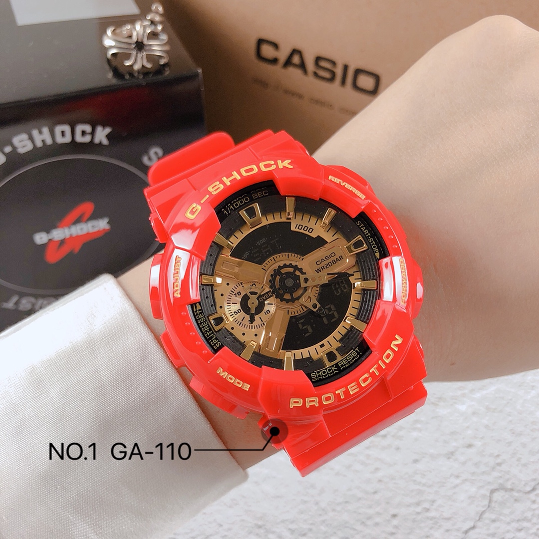 E0  CASIO G Shock Ga110  Casio 卡西欧  抬手自动亮灯太逼格 最全的G表大合集 防水性能在仅水温0—30