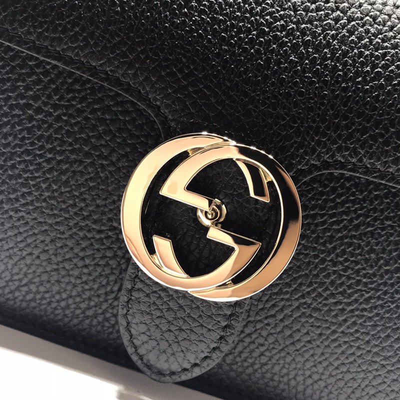 GUCCCI古驰女士荔枝纹双G单肩斜挎包510304