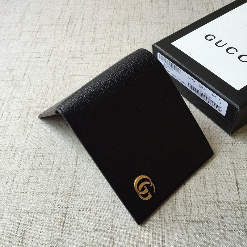 GUCCI古驰GG Marmont系列皮革双折钱包428726