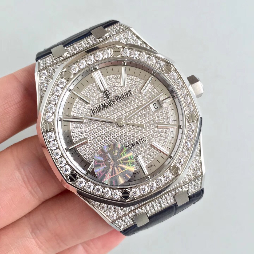 Audemars Piguet 6916434300060280 JF出品 AP爱彼皇家橡树15452满天星钻壳情侣对表