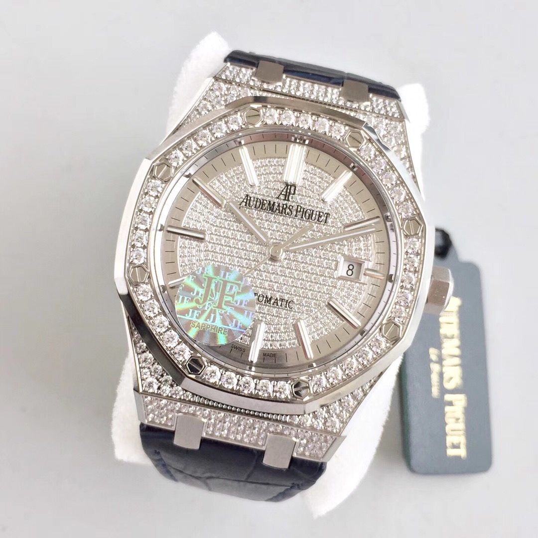 Audemars Piguet 69164334006280 JF出品 AP爱彼皇家橡树15452满天星钻壳情侣对表