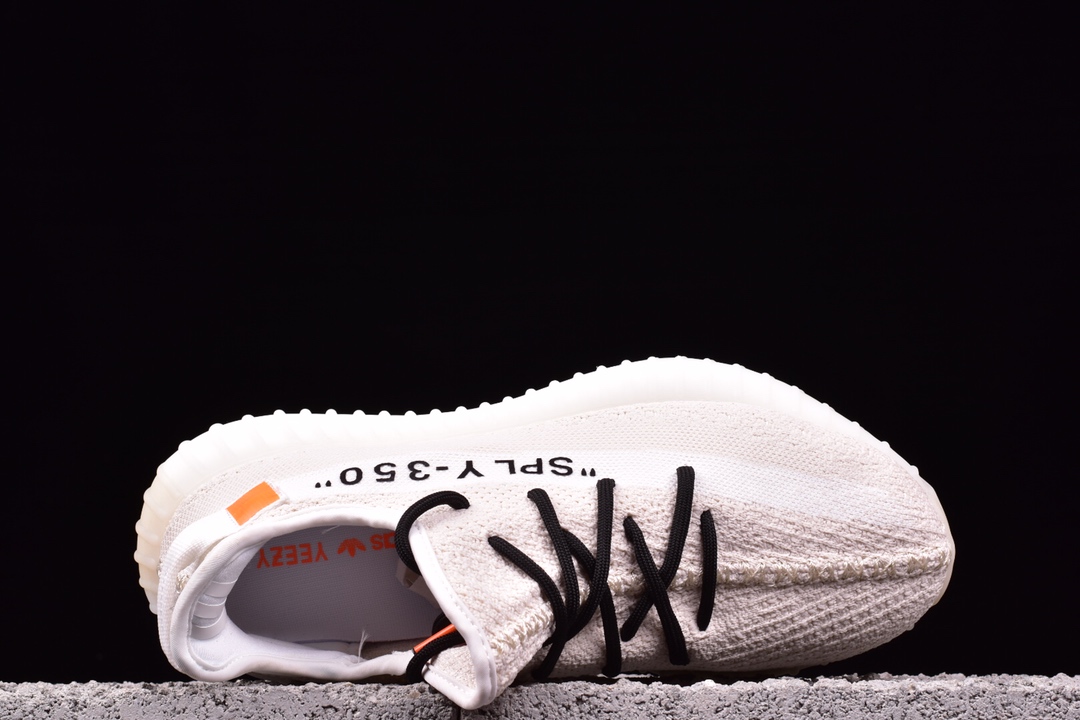 240 350V2椰子鞋创意联名 OFF联名 Yeezy350V2 Boost真爆米花 3