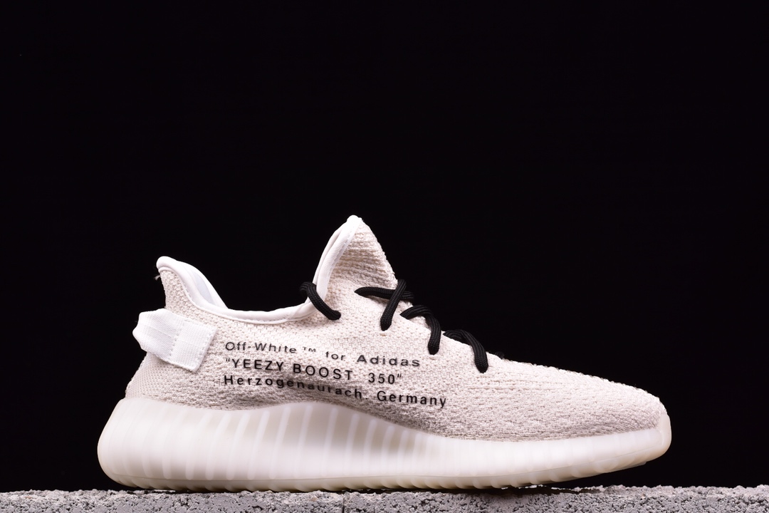 240 350V2椰子鞋创意联名 OFF联名 Yeezy350V2 Boost真爆米花 2