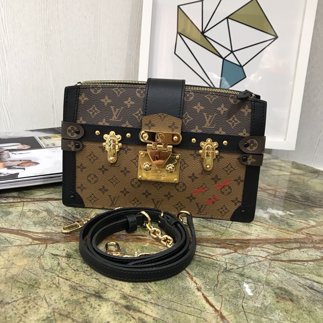 Louis Vuitton Buy
 Clutches & Pouch Bags Canvas Sheepskin Fall Collection Vintage
