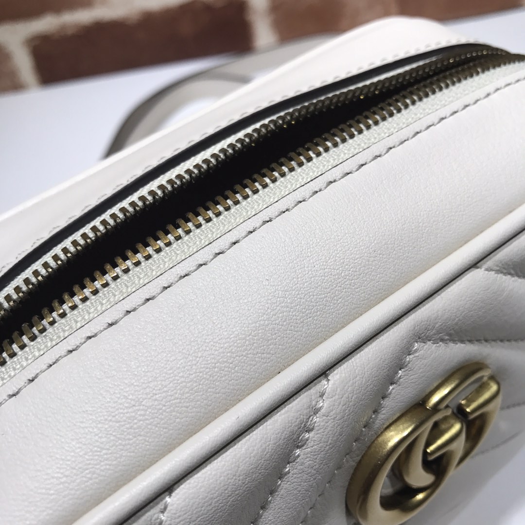 GUCCI古驰GG Marmont系列绗缝迷你手袋448065